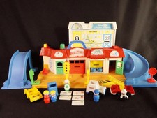 Main Street 2500, Vintage Fisher Price Little People 1986, umfangreiches...