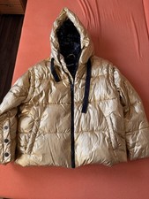 Original Desigual  Warme Jacke Weste Kapuze Gold Gr.XL  Dt 40 / 42  Weihnachten