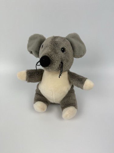 Maus grau weiß stofftier - maus,