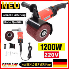 Satiniermaschine Polierer Schleifmaschine Bürstenschleifer 1200W ＋Schleifwalze