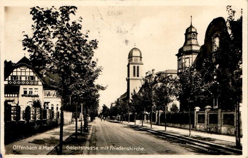 Gruss aus offenbach main - ak,