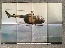 Bundeswehr Poster Heer "BO 105 VBH-Verbindungshubschrauber Sonderanstrich"-