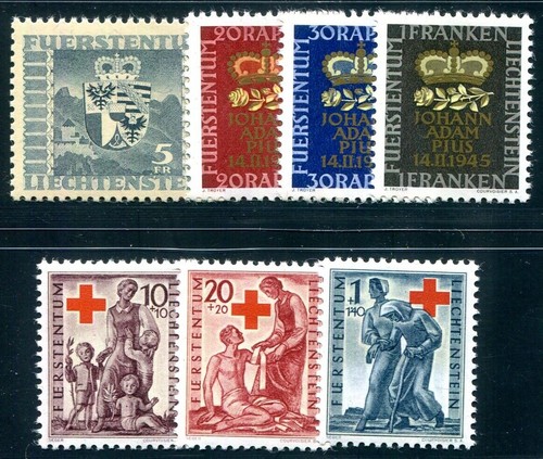 Liechtenstein 1945 240 246 - 1945, **