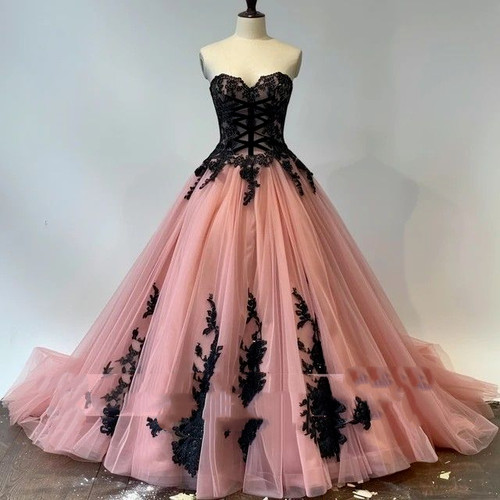Schwarze spitze brautkleid - schwarze,