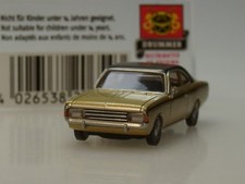 Brekina Opel Record C Coupe, gold/ schwarz - 20654 - 1:87