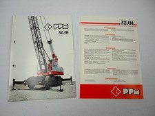 2x Prospekt Poclain PPM 32.01