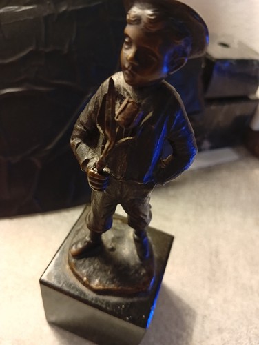 Vintage bronze statue auf - statue,