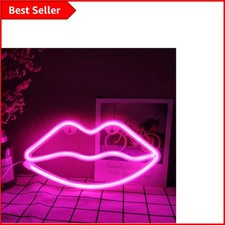 LED Lippen Neonlicht Schild -