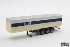 Herpa Pritschen-/Planenanhänger 3-achs "NTS Nordisk Transport" 1:87 /H25341