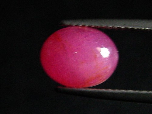 Rubin naturfarbe oval - rubin,