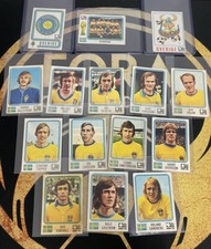 Panini WM 1974 München 74 FIFA Schweden Sticker Badge Maskottchen Team Spieler