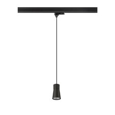 SLV PURI 2.0 Cone, 3 Pendelleuchte, GU10, Pendellänge 200cm, 1x max. 6W, schwarz