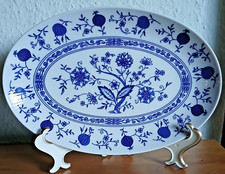 Seltmann Weiden Friederike Zwiebelmuster Servierplatte Fleischplatte oval  28 cm