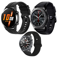Silikon Armband Samsung Gear S3 Galaxy Watch 3 4 5 6 Huawei GT2 GT3 PRO GT4 GT2e