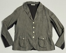 GC Fontana 100% Leinen Blazer Jackett Gr 42 Sakko Jacke 7852