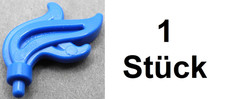 1x LEGO 64647 Minifigur Zubehör Helmschmuck Helmbusch Federbusch Blau
