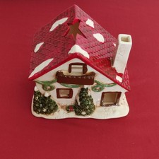 Windlicht Keramik Haus hübsche und Dekorative Windlicht in Form von einem Haus.