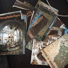 Ca 75 St. Konvolut Ansichtskarten Postkarten. Religiöse Motive, Kirchen, Bilder.