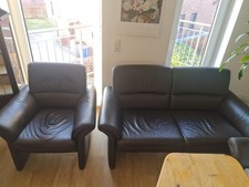 Vollleder Desinger Couch und