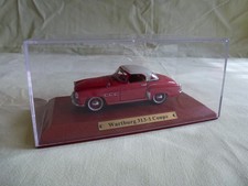 Wartburg 313-1 Coupe   Atlas Modellauto DDR Collection 1:43 - rot-