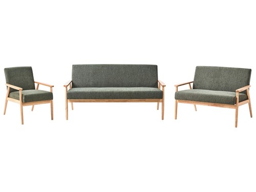 Sitzer sofa set stoff grün - 6-sitzer,