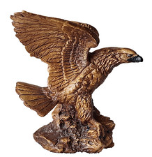 Adler aus Kunstharz- schönes Deko Stück - ca. 18x15x19 cm L-B H - ca 700 gramm