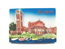 Murano Venedig Magnet Poly Souvenir Italien Italy Insel Venezia Gondel (A21)