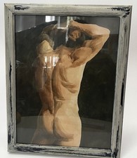 Männerakt Rücken im Stile