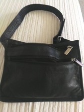 Sicherheitsbauchtasche, Leder.