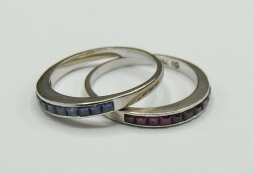 Ring set weißgold saphir - ring,