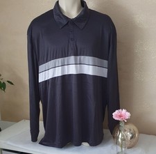 Men`s Touch Herren Langarm Shirt Poloshirt m. Kragen Mikrofaser grau Gr. XXL NEU