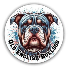 Old English Bulldog Aufkleber