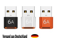 USB A auf USB C Adapter Schnell  für USB C Ladekabel USB OTG  Adapter Ladegerät