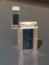 S.T. Dupont Feuerzeug, Linie 1,Herrenmodell, silberf.Chinalack Jeans,wunderschön