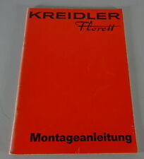 Montageanleitung Kreidler Florett LH, LF, RM, RMC, TM, RS, RSH, Mustang, Cross 