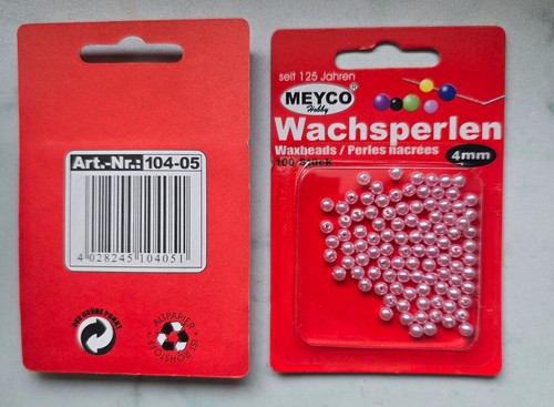 Meyco wachsperlen in hell - in,