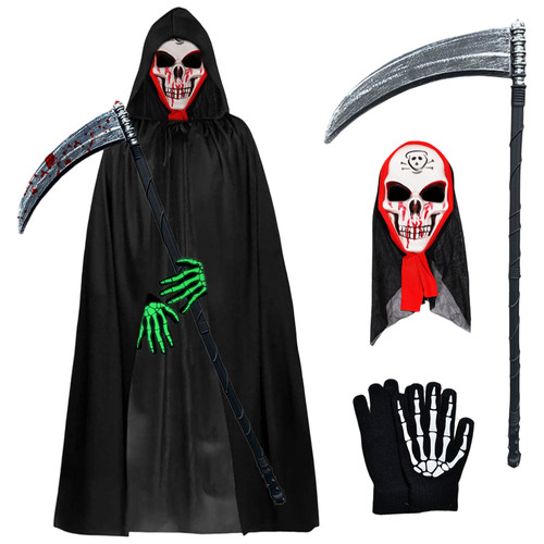 Sensenmann kostüm halloween - sensenmann,