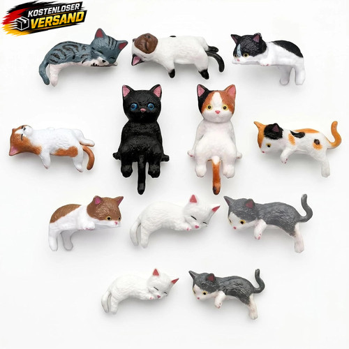 Mini katzenfiguren dekoration - katzenfiguren,