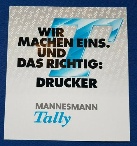 Mannesmann tally drucker - tally,
