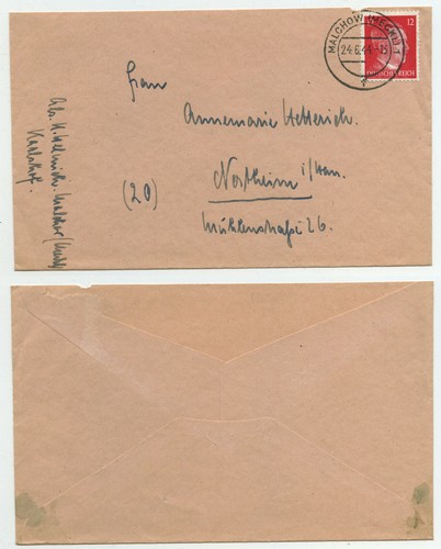 79849 beleg malchow - beleg,
