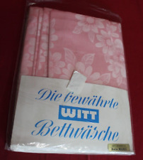 Omas Aussteuer Bettwäsche 2 teilig Weißwäsche rosa (2)