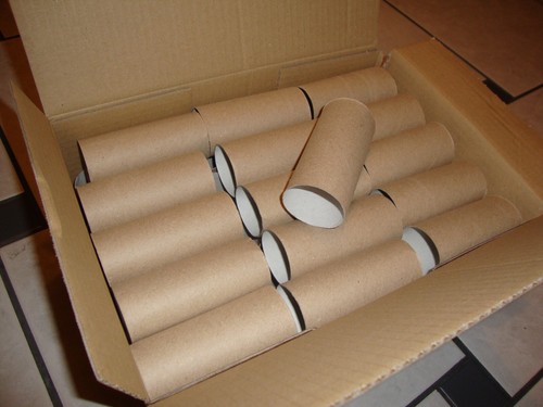 Papprollen zum basteln kerzen - zum,