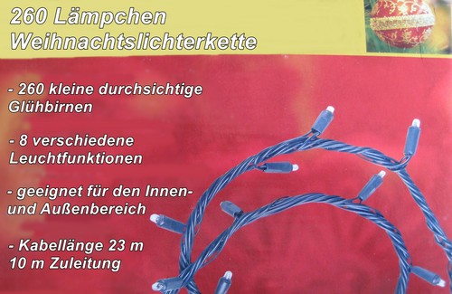 Lichterkette 260 mit - , 8