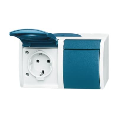 Ocean fach steckdose - ocean, 2-fach