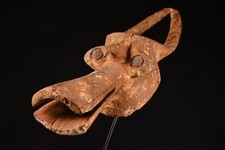 22161 Afrikanische Alte Mambila Helmmaske / Helm Mask Kamerun