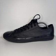 Converse Leder Sneaker Schwarz