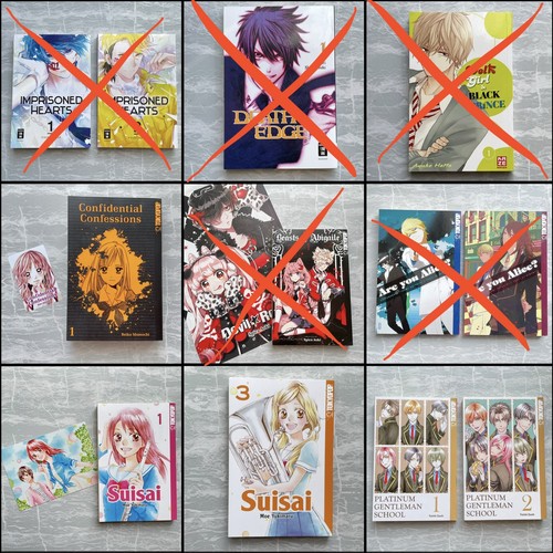 Manga verschiedene bände - ||,