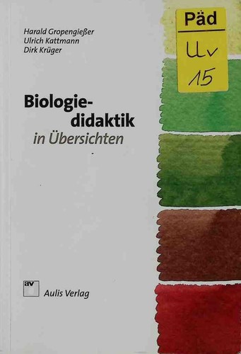 Biologiedidaktik - , in