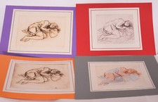 4 St. Radierung - Gemälde-