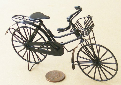 Damenfahrrad für puppenhaus - damenfahrrad,